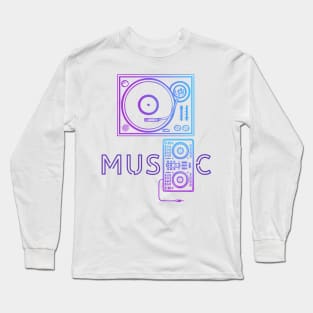 Keyed Harmony: Music in Motion Long Sleeve T-Shirt